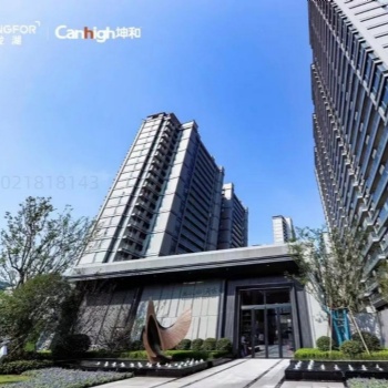 溫州坤和天境 小區入口水景雕塑 帆影雕塑定制