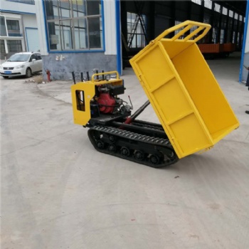 履帶式運(yùn)輸車 手扶履帶拖拉機(jī) 小型水田運(yùn)輸自卸車