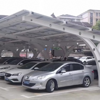 襄陽光伏車棚，太陽能充電樁，光伏停車場
