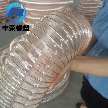 pu透明波紋管高伸縮防靜電抽吸軟管