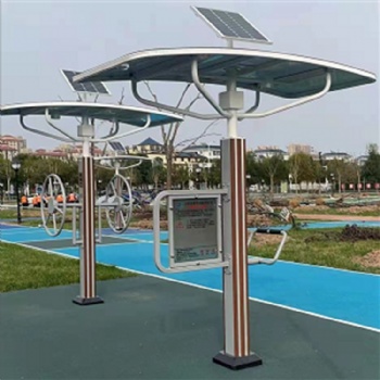 公園新型二代智能健身器材 無線傳輸太陽能供電 奧泰供應(yīng)