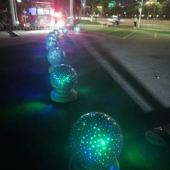 發光擋車球，發光防撞球