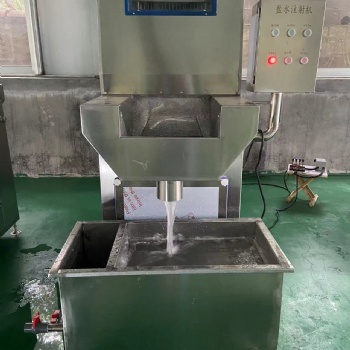 全自動雞翅鹽水注射機48針