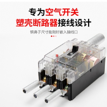 廠銷DTLX小頭銅鋁鼻子 連接裸導(dǎo)線電纜銅鼻子 空開斷路器專用端子