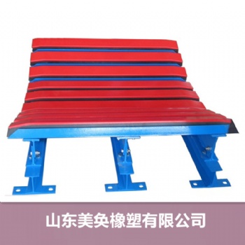 輸送機(jī)落料緩沖床廠家 淮南鋼廠皮帶機(jī)緩沖滑槽拖床