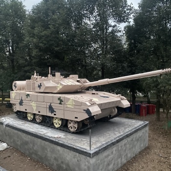 輪式裝甲車模型展覽 景區軍事模型展示