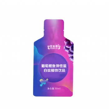 葡萄鰹魚彈性蛋白肽植物飲品定制貼牌 袋裝液體飲料貨源定制工廠