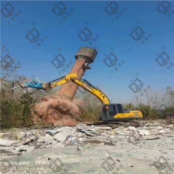 廢棄水塔機械定向拆除