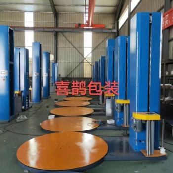 玻璃制品自動預拉伸型托盤纏繞包裝機TP1650F