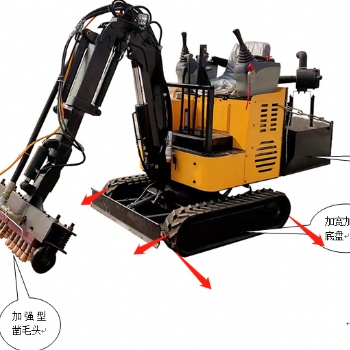 隧道鑿毛機弧面鑿毛機拱面鑿毛機