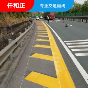 成都公路標線價格 白色實線 車行道線施工
