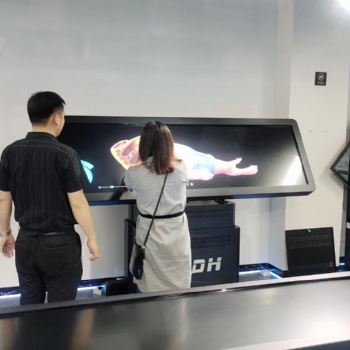 雙屏拼接演示臺醫(yī)教展示終端教學一體機虛擬人體教學解剖臺沙盤