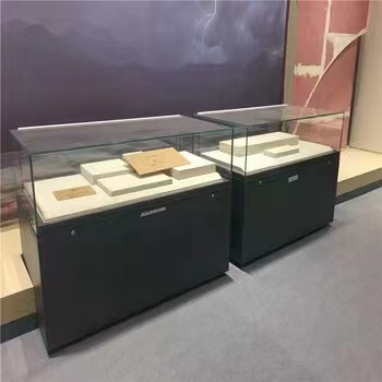 專業定做博物館展柜玻璃展示柜液壓柜電動升降柜