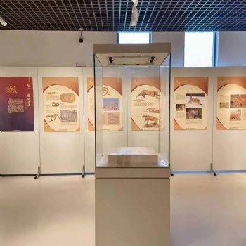 博物館獨立展柜歷史文化遺址展廳陳列展覽展示柜臺定制
