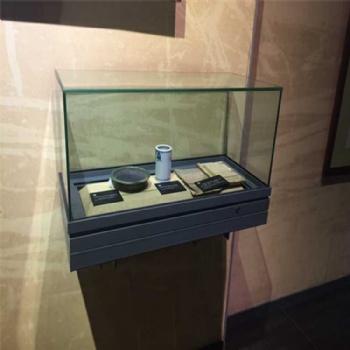 各大展廳的一款展柜博物館懸掛柜（又名“懸挑柜”）
