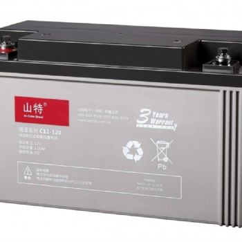 山特電子山特蓄電池C12-120 UPS不間斷電源專用蓄電池12V120AH正品山特原裝蓄電池