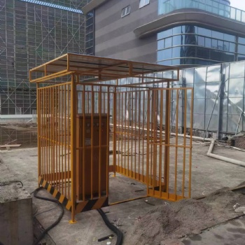 電柜防雨棚高壓電箱警示護欄圍欄一二三級建筑工地配電箱防護棚