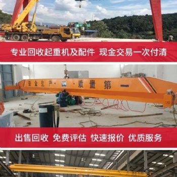 杭州地區，露天龍門吊，單梁天車吊，雙梁天車吊回收拆除