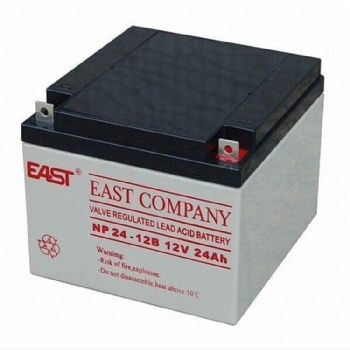 EAST易事特電池12v24ah鉛酸免維護黑龍江ups電源