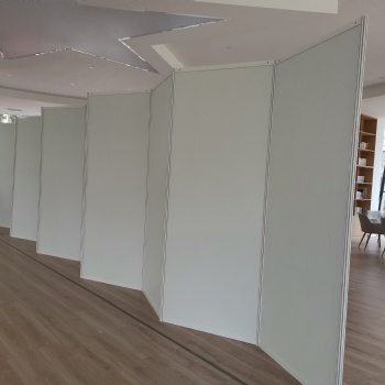 學校書畫展板搭建安裝