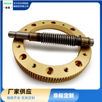湖南供應蝸輪蝸桿批量加工-銅蝸輪訂做-精密蝸輪蝸桿生產廠家-京齒高新機械制造