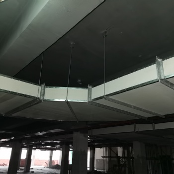 鎂晶·恒安諾?·金屬復(fù)合耐火風(fēng)管板 可節(jié)約10cm空間，耐火極限可達(dá)2h，支持現(xiàn)場抽檢