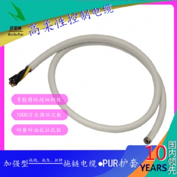 加強(qiáng)型耐油和冷卻液PUR護(hù)套控制電纜DUFLEX-CEP