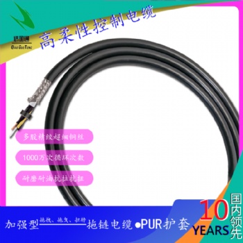 加強(qiáng)型耐油和冷卻液PUR護(hù)套屏蔽控制電纜(內(nèi)護(hù)型)DUFLEX-CEPTCS