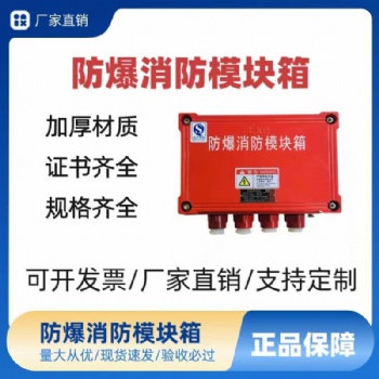 防爆消防模塊箱端子箱安全柵應急照明集中電源箱等電位接線箱紅色