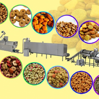 廠價(jià)**全自動(dòng)魚(yú)飼料膨化機(jī) 漂浮顆粒膨化機(jī) 狗糧寵物飼料膨化機(jī)