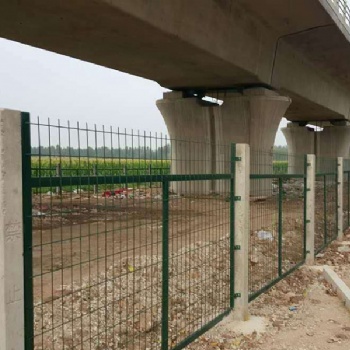 鐵路路基擋渣網防護柵欄門