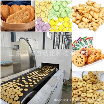 餅干生產(chǎn)線 曲奇餅干生產(chǎn)設(shè)備 小型酥性/韌性餅干成型機(jī)