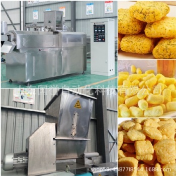 膨化食品生產(chǎn)線 膨化機 休閑食品加工機器 夾心米果設(shè)備