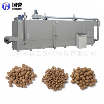 寵物糧膨化生產(chǎn)線 雙螺桿貓狗飼料膨化機(jī)成套設(shè)備 魚(yú)龜飼料生產(chǎn)線