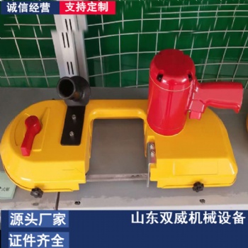 廠家生產JQX-120鏈條切割鋸 煤礦用氣動線鋸 管道切割氣動帶鋸