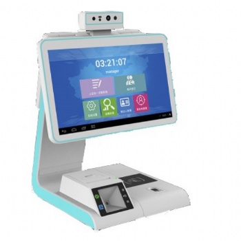 中軟高科多功能雙屏訪客機-門禁考勤訪客機-來訪登記系統