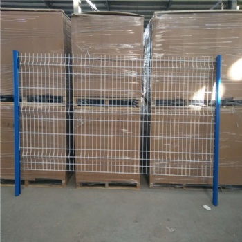 森派小區桃型柱護欄網 三折彎圍墻圍欄網現貨規格齊全